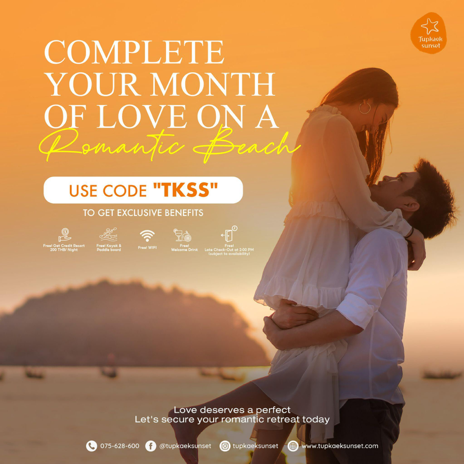 Let Your Love Flourish at Tup Kaek Sunset Beach Resort